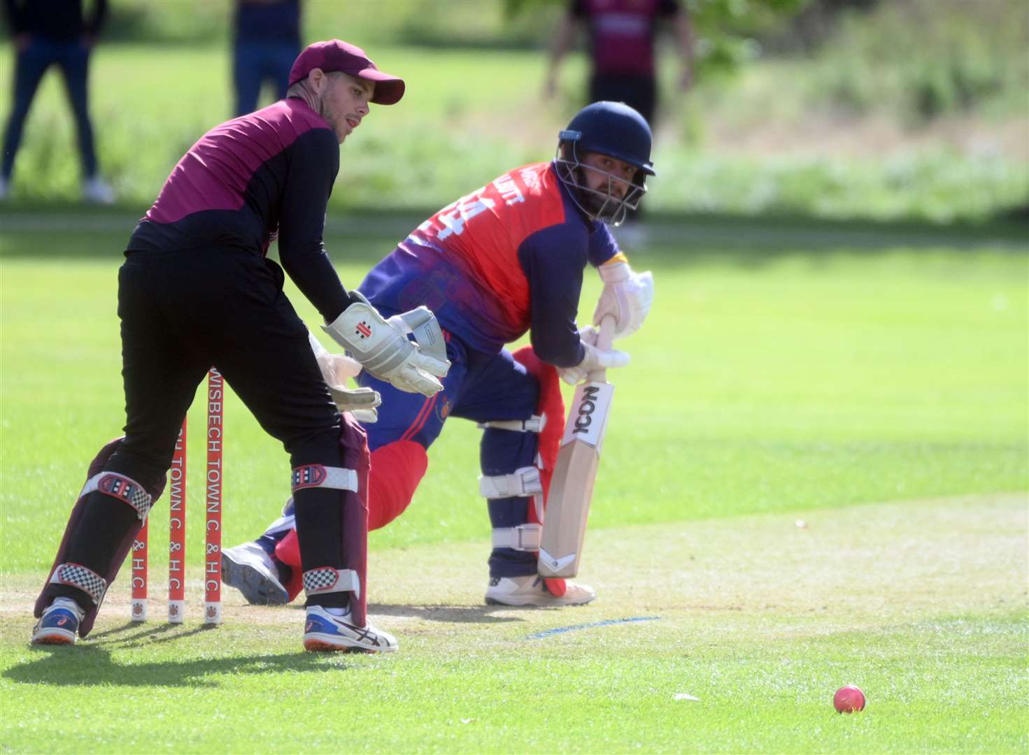Wisbech v Fakenham in the EAPL play off final..Sam Albutt. (59554908)