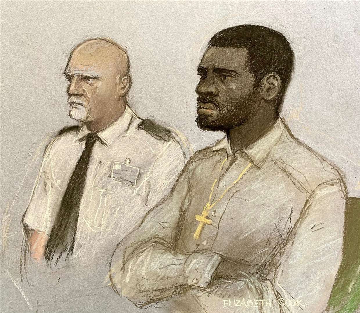 Yostin Mosquera in court (Elizabeth Cook/PA)