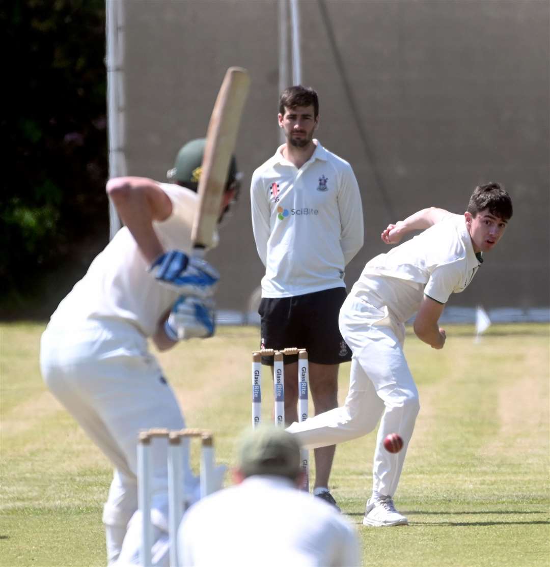 Billy Munns in action for Chatteris v Royston