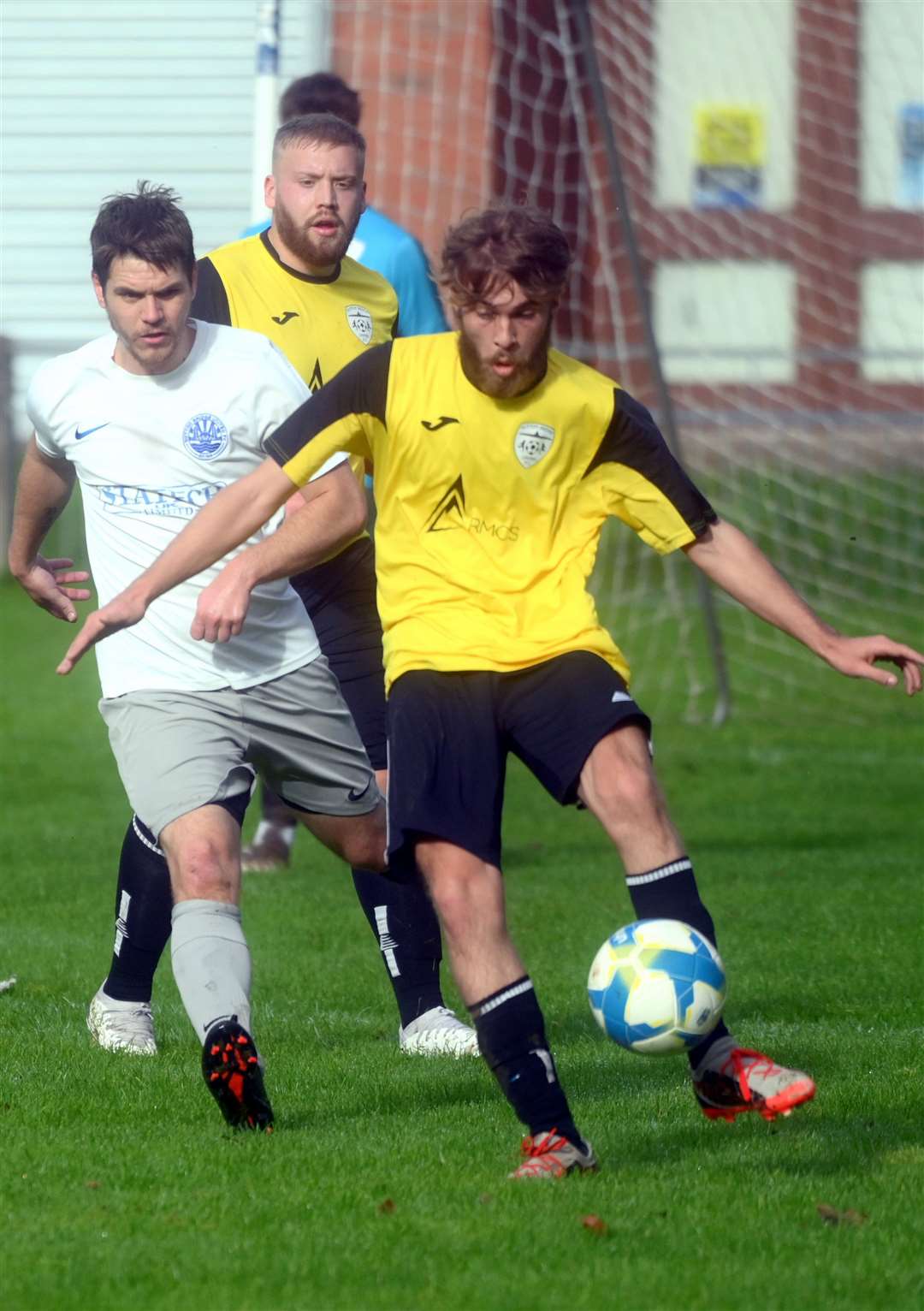 Sutton Bridge United (white) v South Lincolnshire Swifts