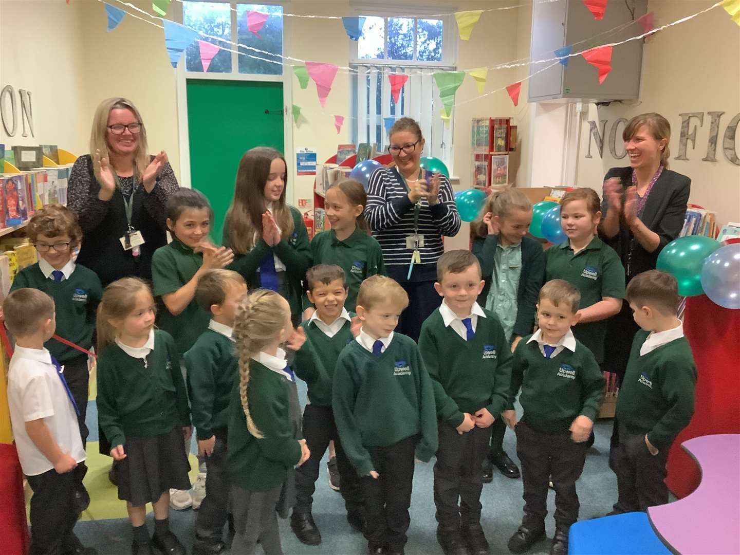 Upwell Academy held a special ceremony to officially open its new school library on Friday.