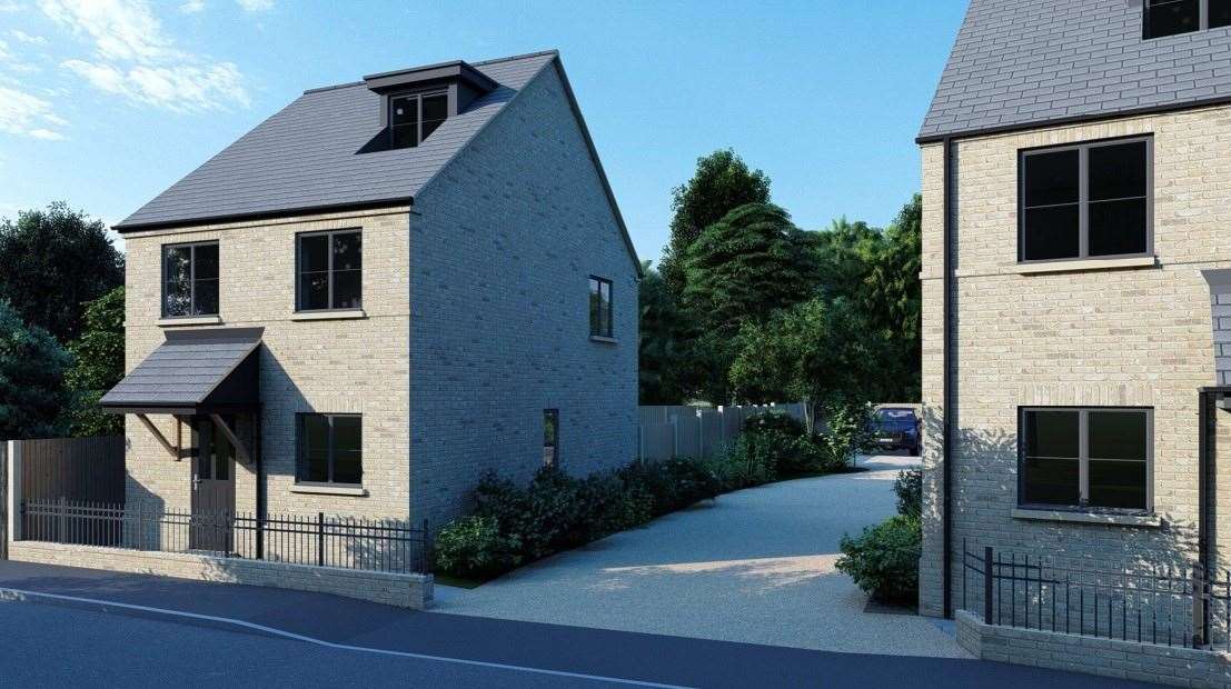 What the proposed houses might look like in Huntingdon Road. Image: Ely Design Group.