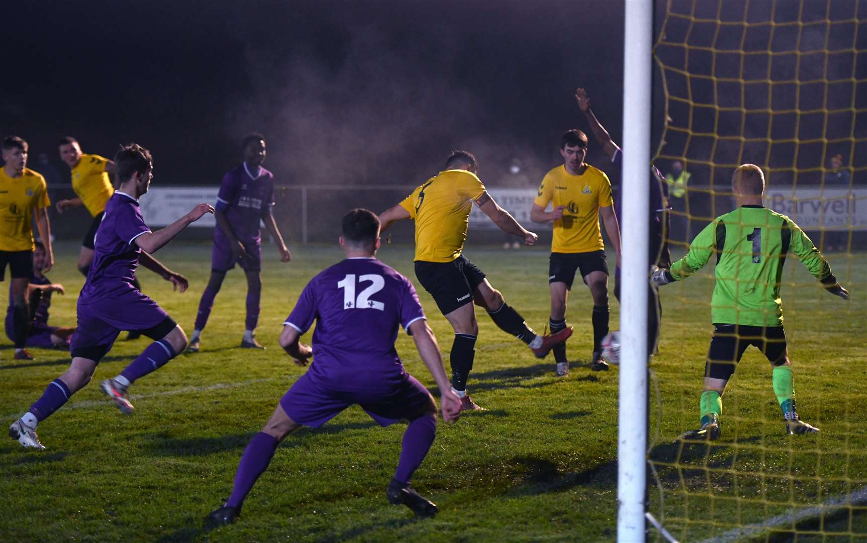 Danny Emmington makes it 4-1.