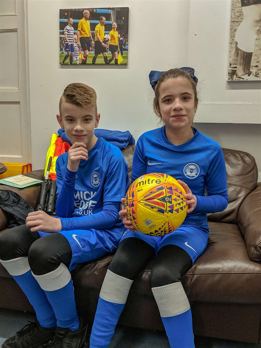 Sophie and Lewis Clarke had a grand day out at the Posh. (7090807)