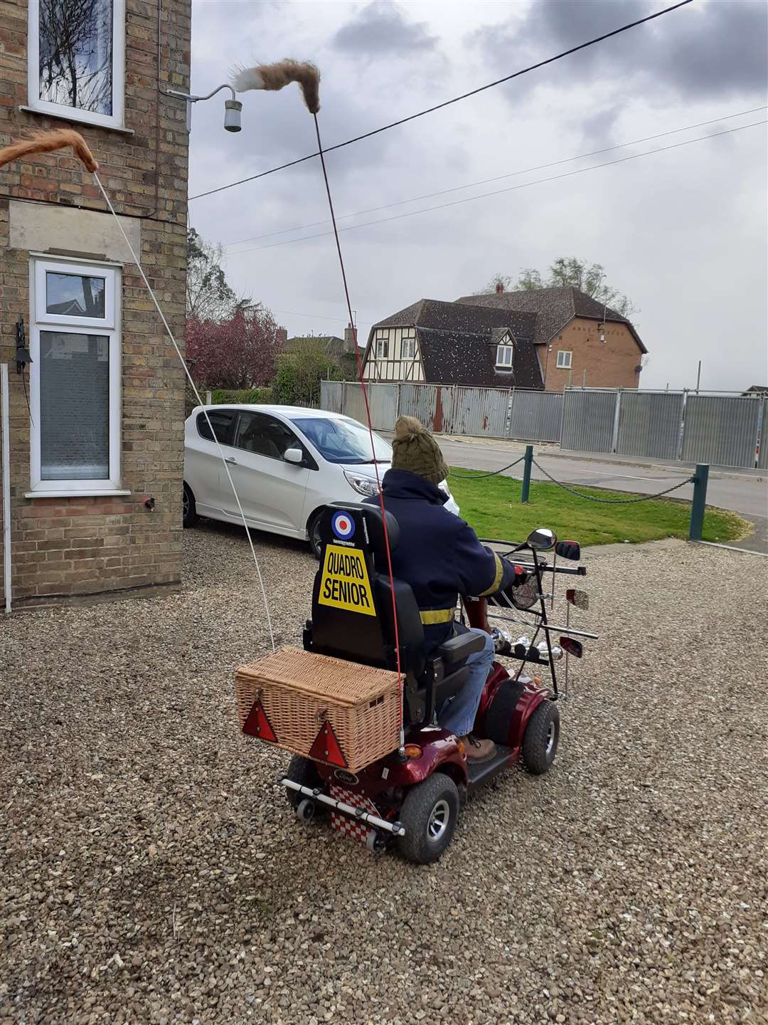 Paul Finney has made his mobility scooter look like Lambrettta. (55817168)