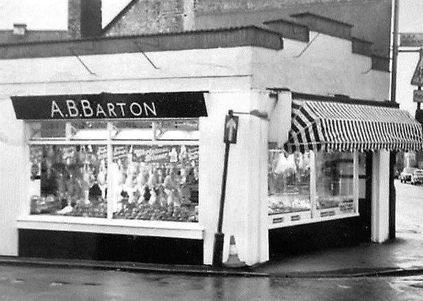 LONG SUTTON PAST: Bartons Butchers as it was in the 1960s. Photo supplied by Judy Sadd.