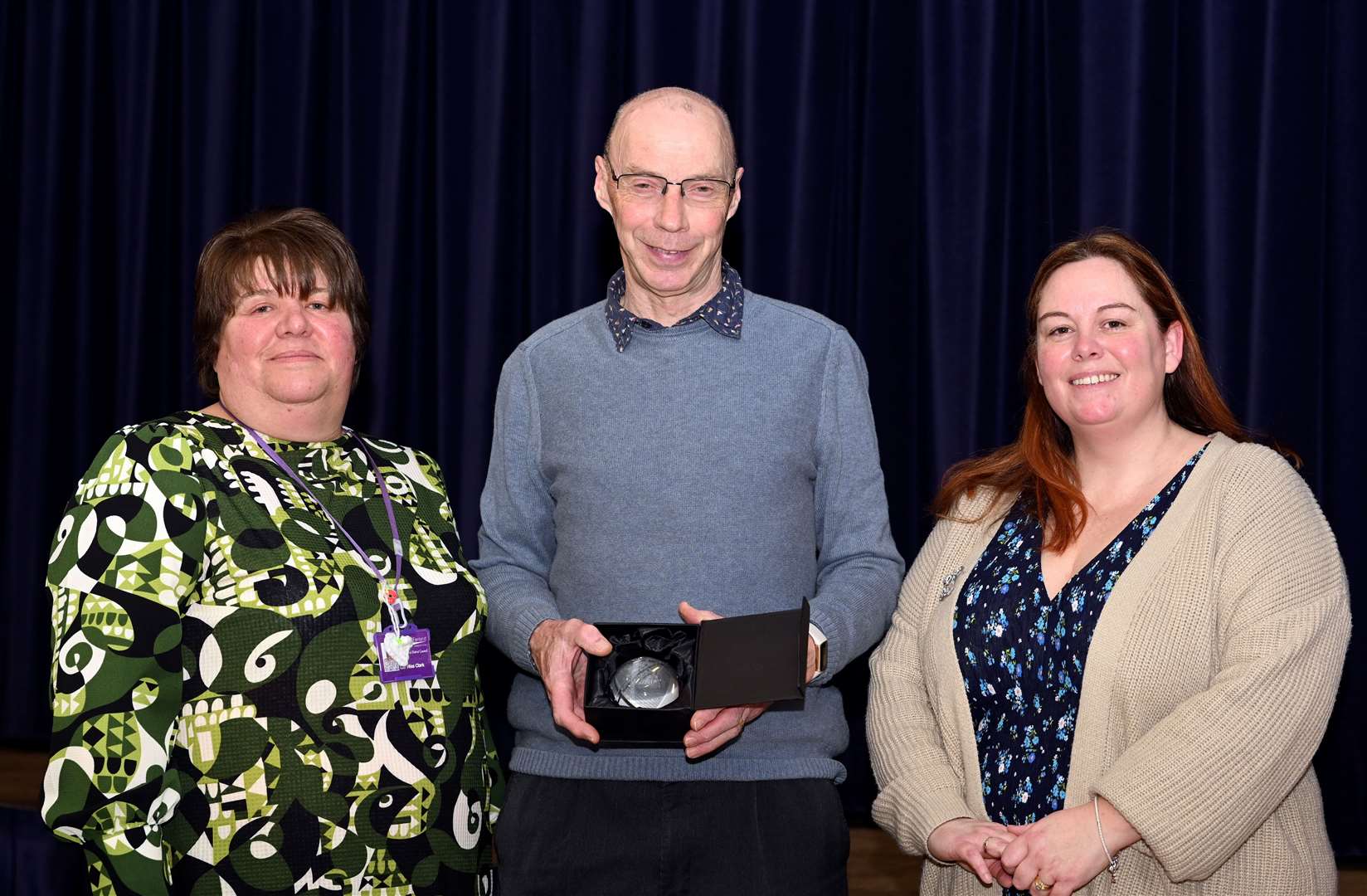Pride in Fenland Awards night Runner up in the Individual volunteer category Geoff Howes