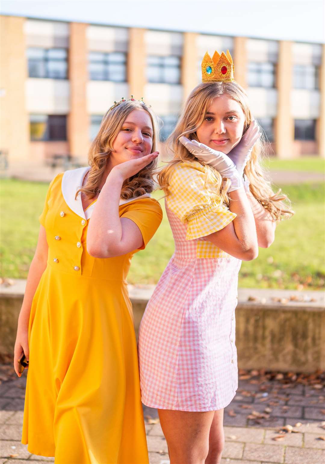 Sixth formers at TCA donned an array of costumes for Children in Need. Photo: Barking Dog Media/Ian Burt.