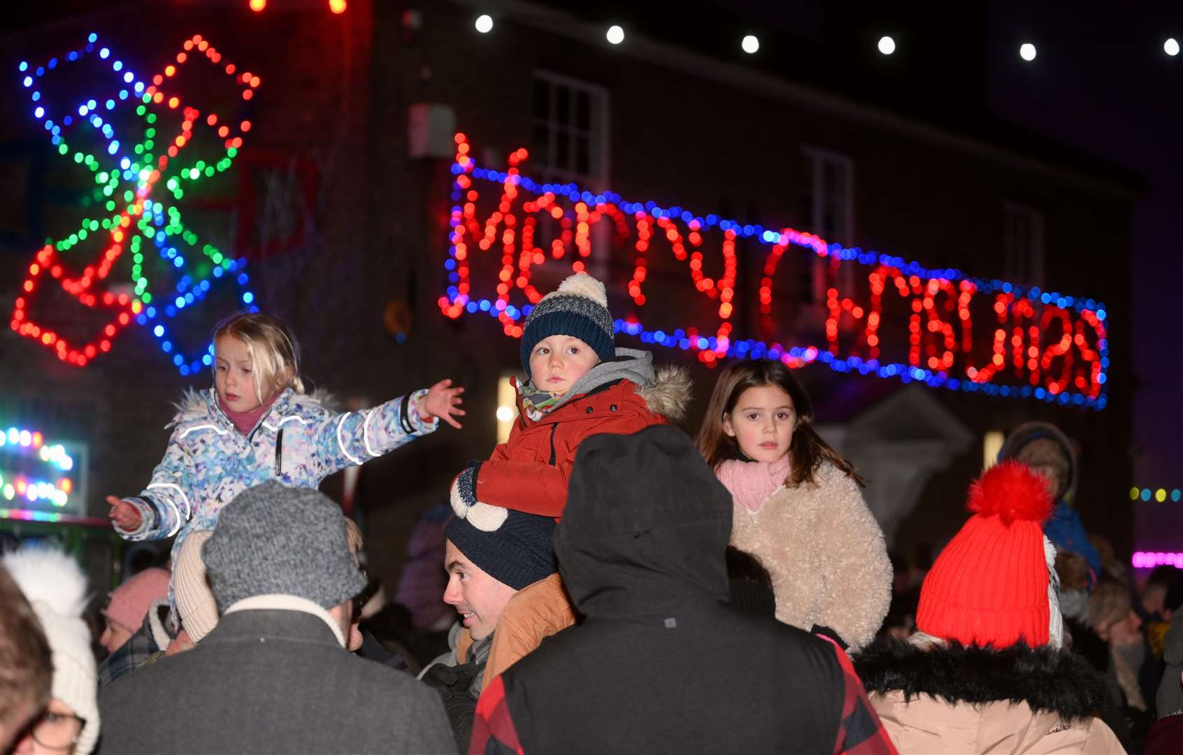 Chatteris Christmas lights switch on