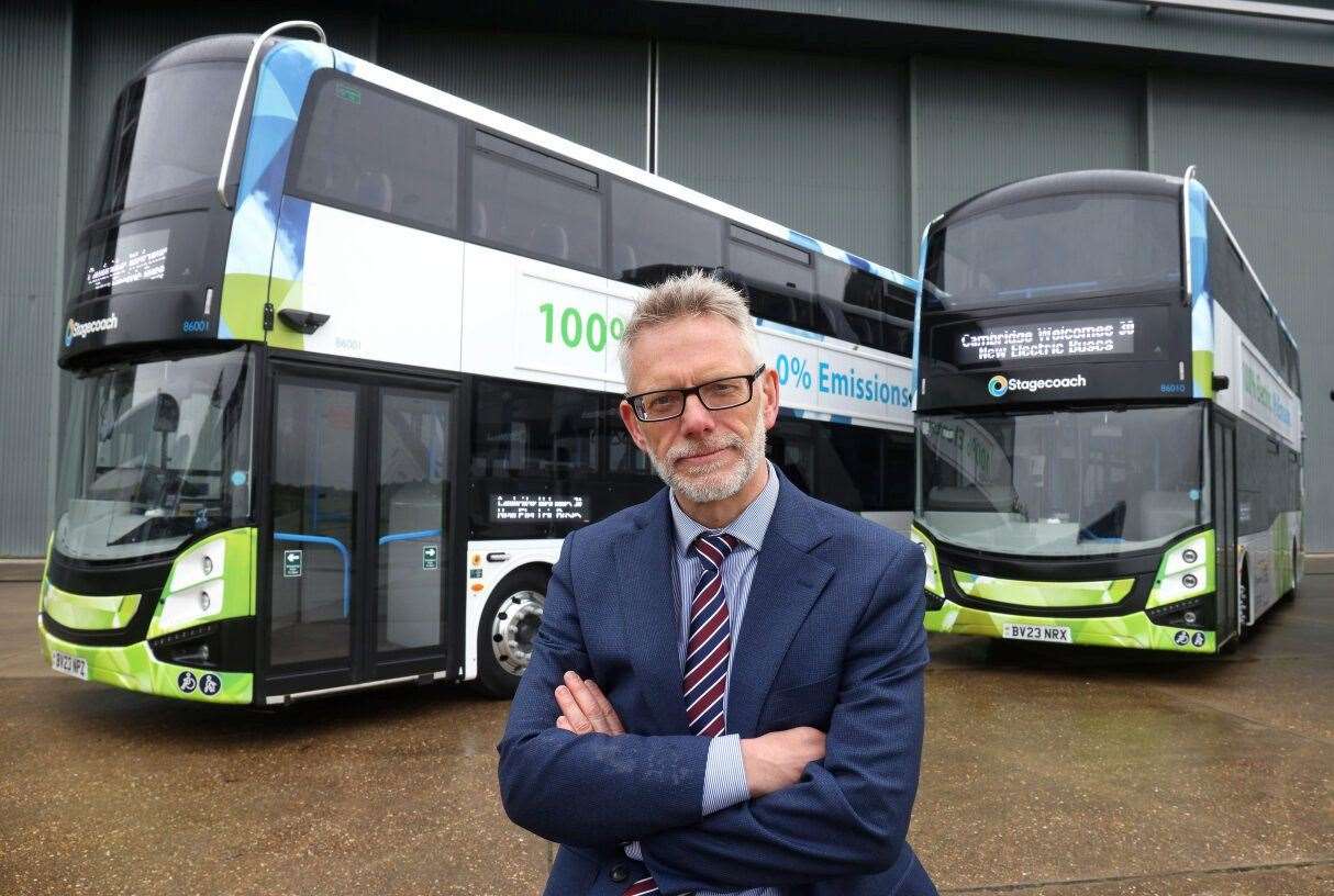Stagecoach East managing director Darren Roe. Picture: Richard Marsham