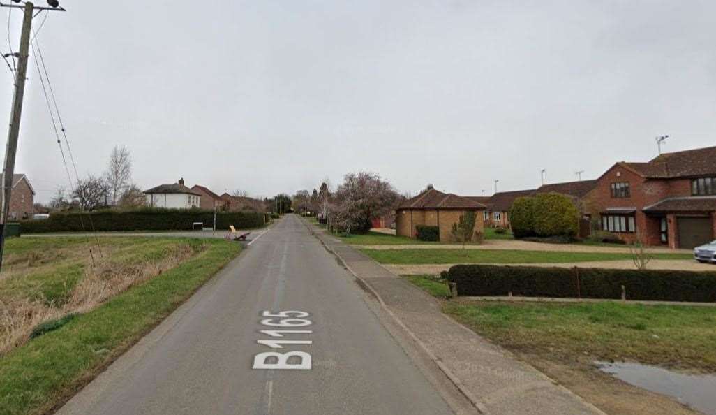 The incident took place at a derelict house on Church Lane in Tydd St Giles. Picture: Google Maps