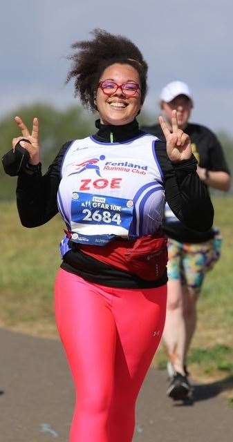 Zoe Thorton at the GEAR 10k