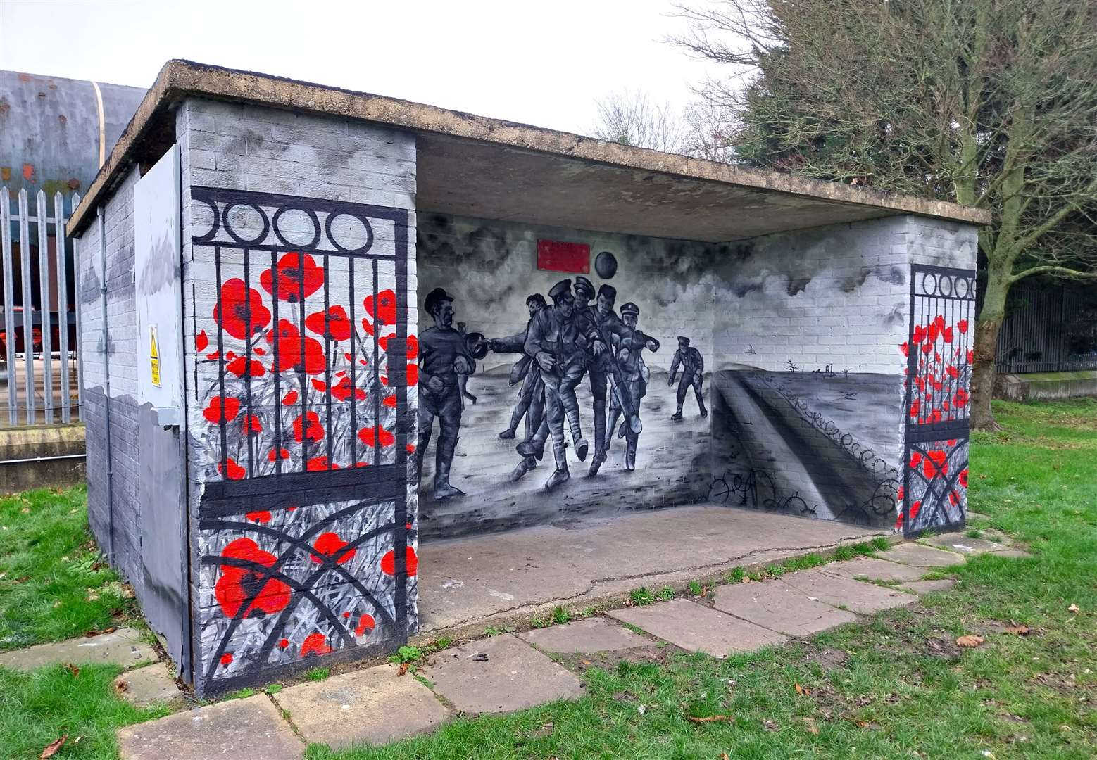 Grant recipient - Wimblington graffiti mural.