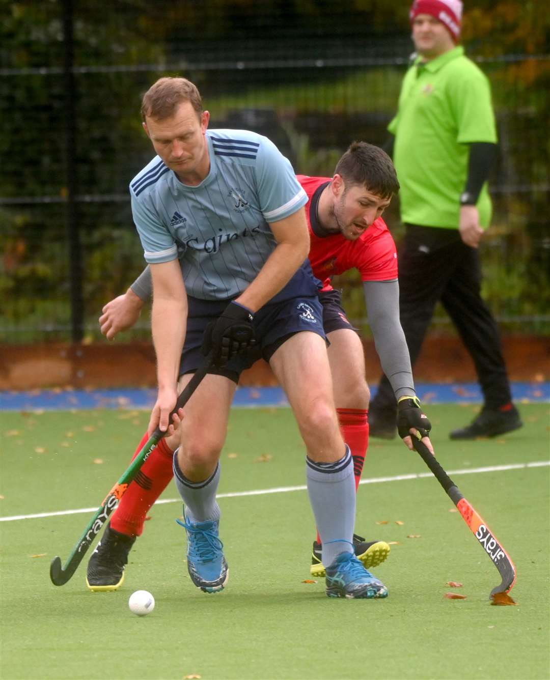 Wisbech Town v St Neots hockey action