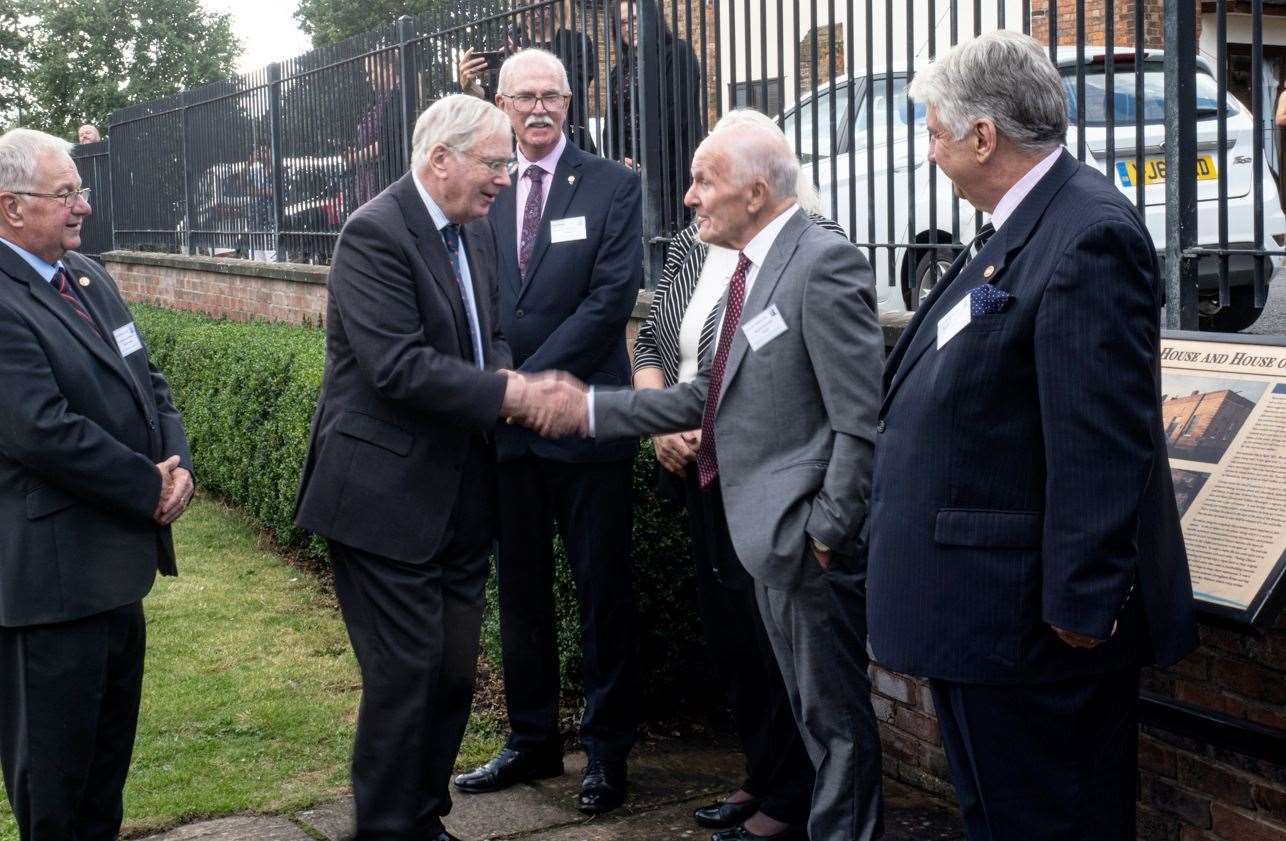 HRH meeting the Trustees at Octavia Hill