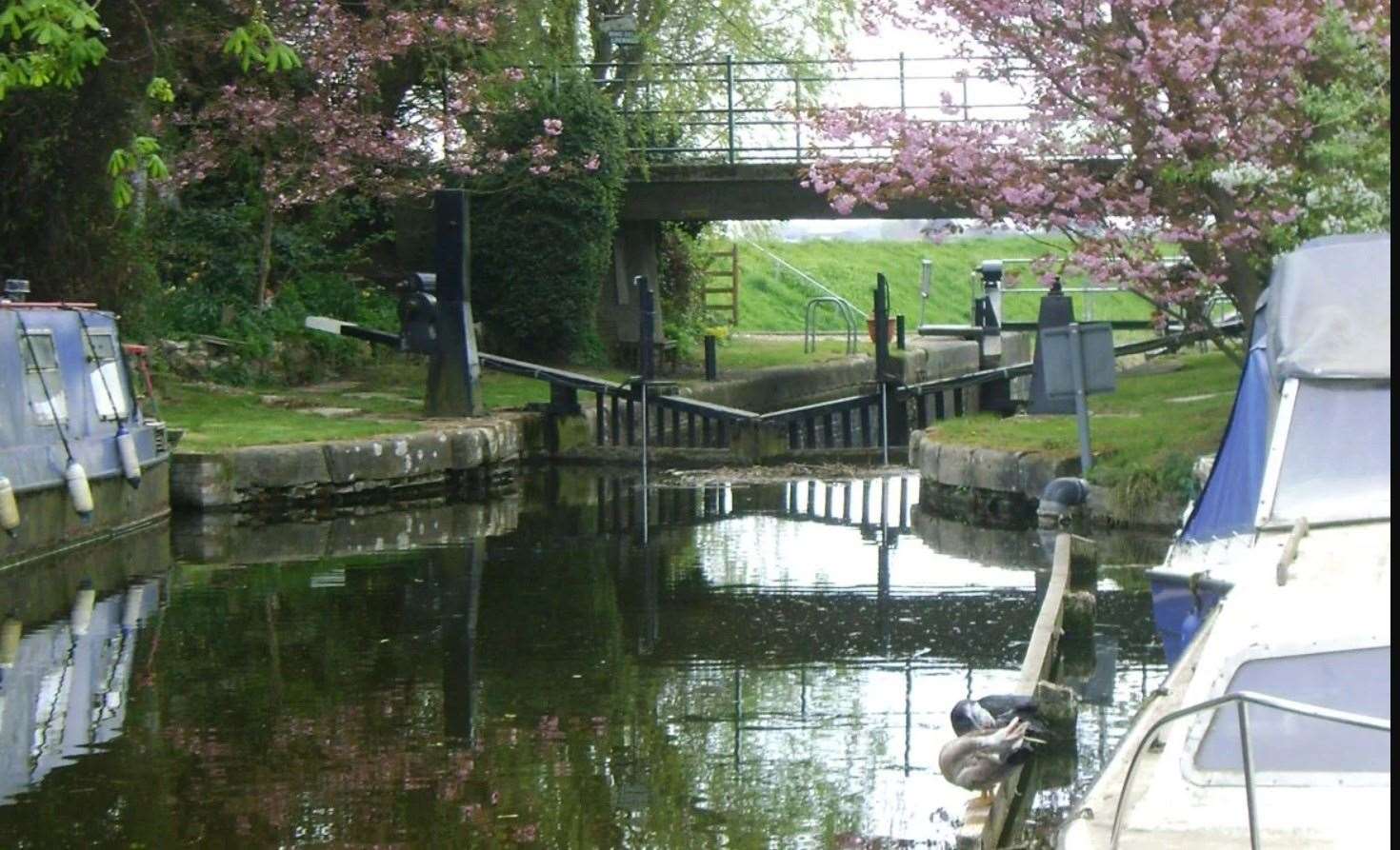 Marmont Priory Lock will be closed from October 30 to December 19 to replace the downstream gates. Photo: Fox's Narrowboats.