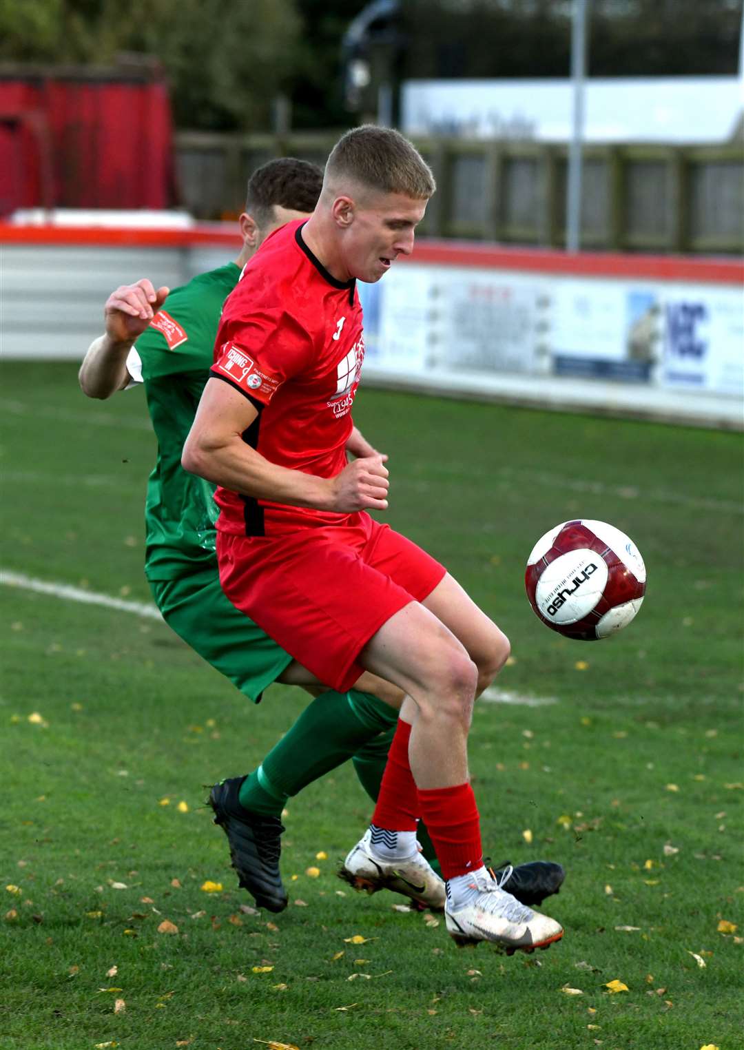 Danny Draper on the ball