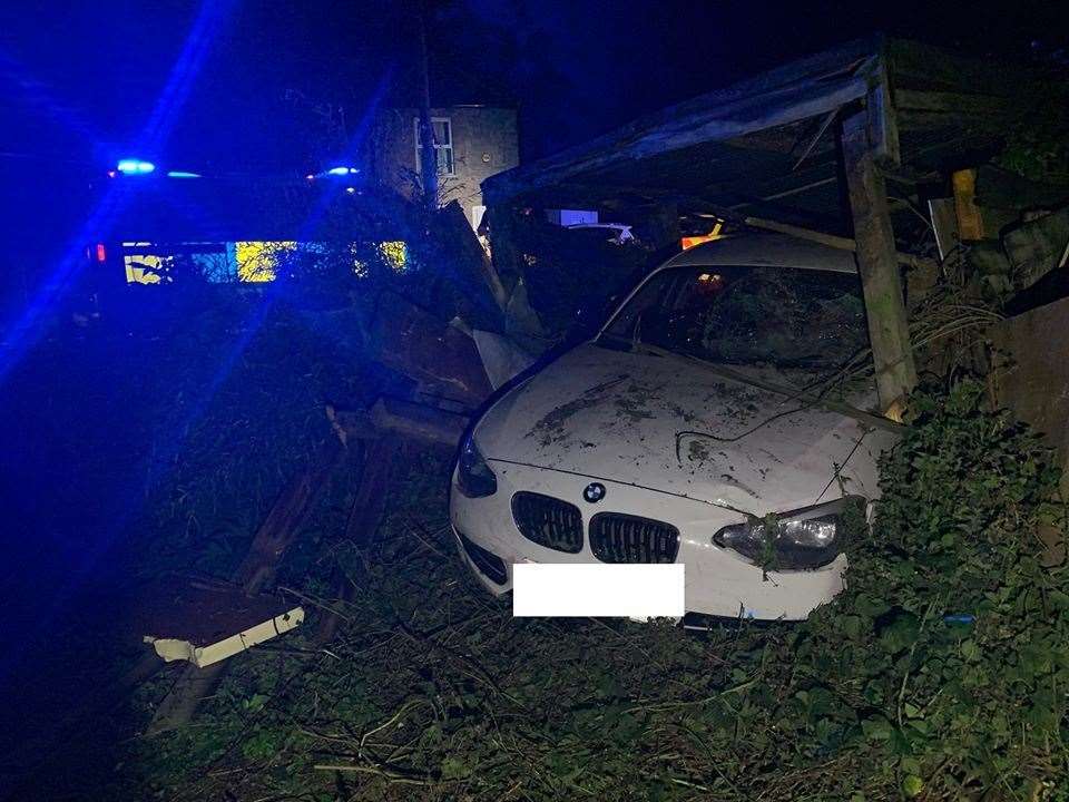 Man arrested at scene of Wisbech crash after biting two officers
