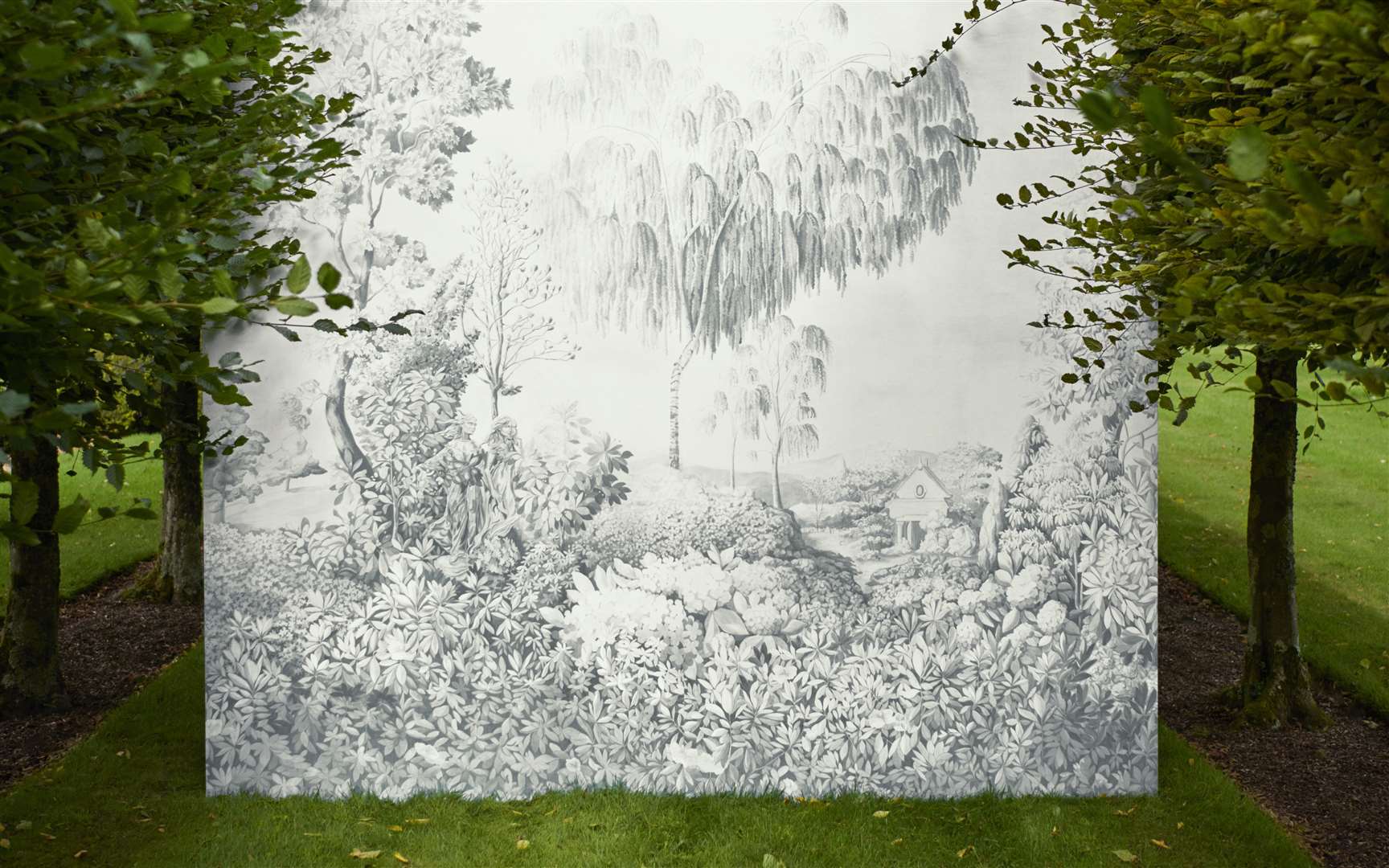 The Highgrove Arboretum which costs £370 per roll (Highgrove by Sanderson/Sanderson Group/PA)