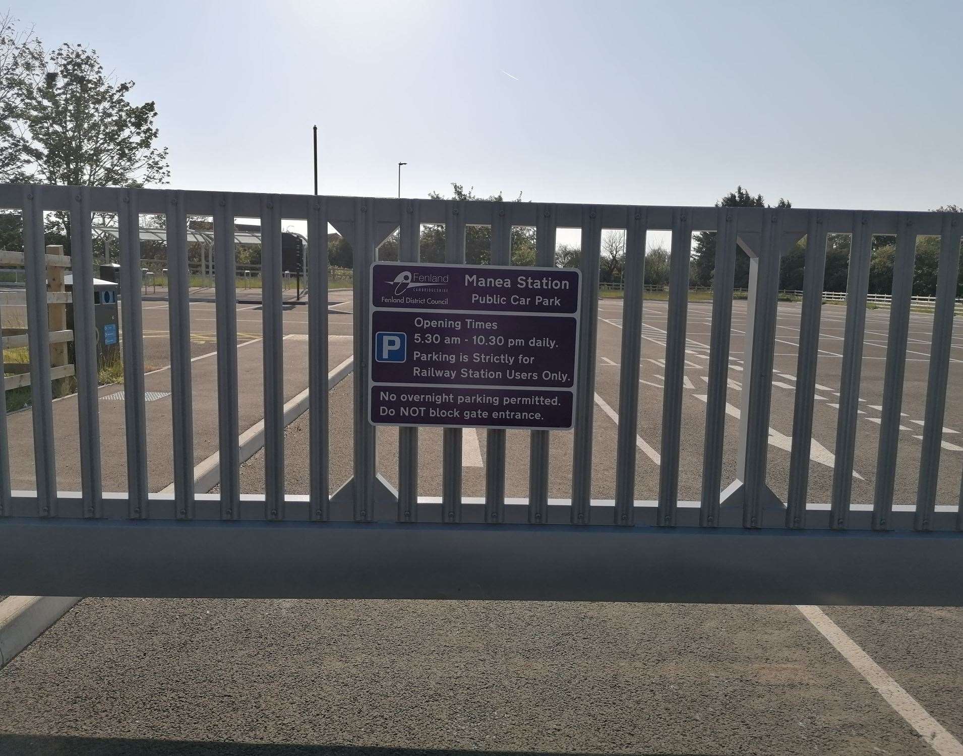 The new car park at Manea railway station is finally set to open.