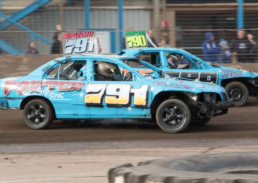 Wisbech brothers Nicky (#791) and Nathan (#790) Young