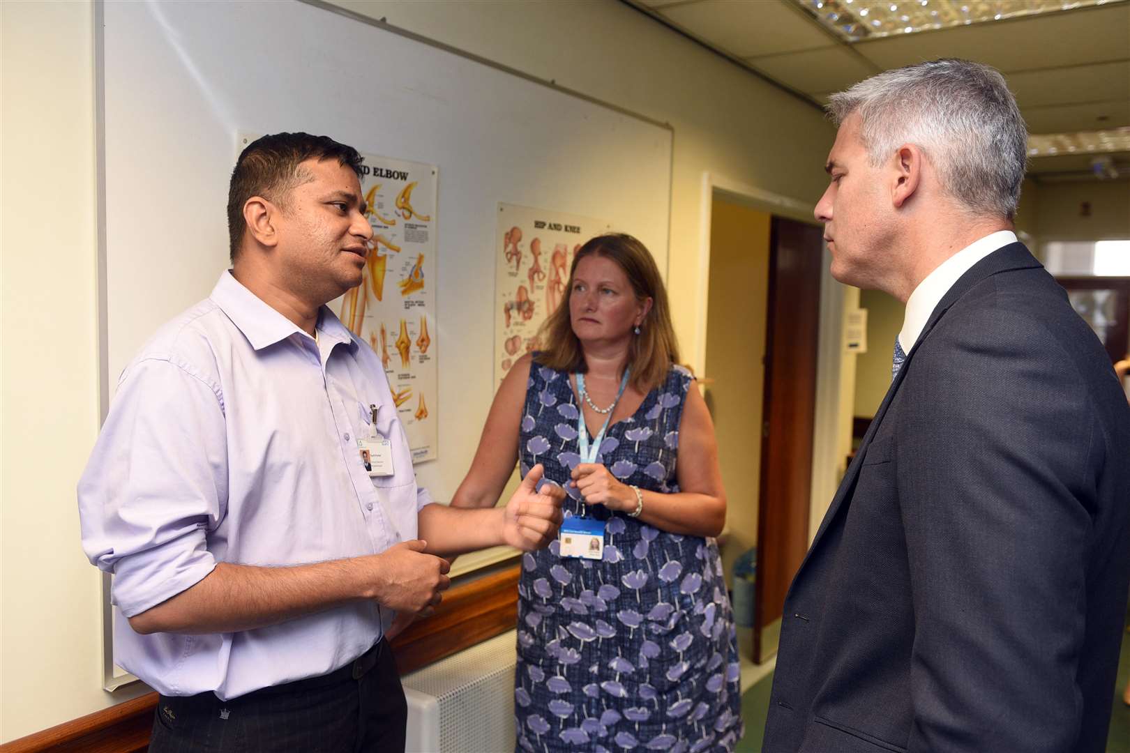 Steve Barclay ministerial vistit to North Cambs Hospital. (3501276)