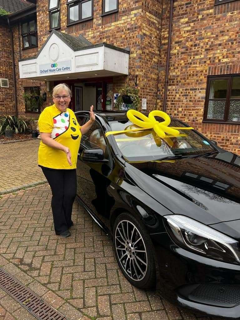 A Wisbech care home is holding a fundraising effort involving balloons and a car for Children in Need. (60757793)