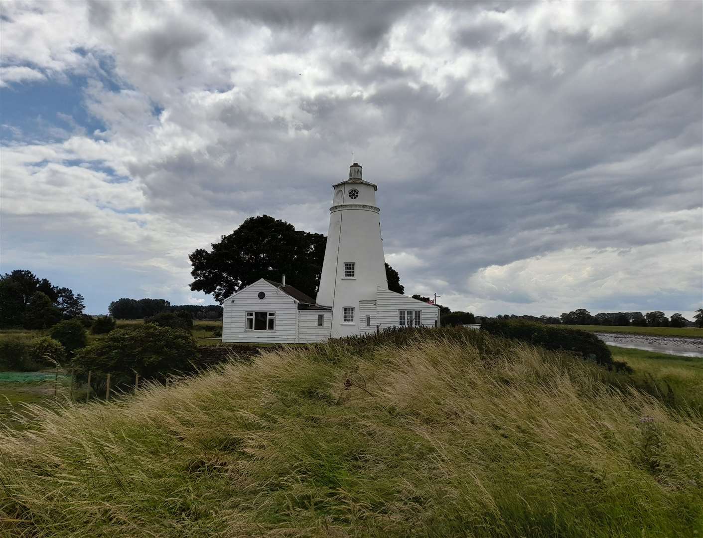 Rear view of the Sir Peter Scott Ligthouse, Sutton Bridge, Lincolnshire. Copyright Kate Chapman