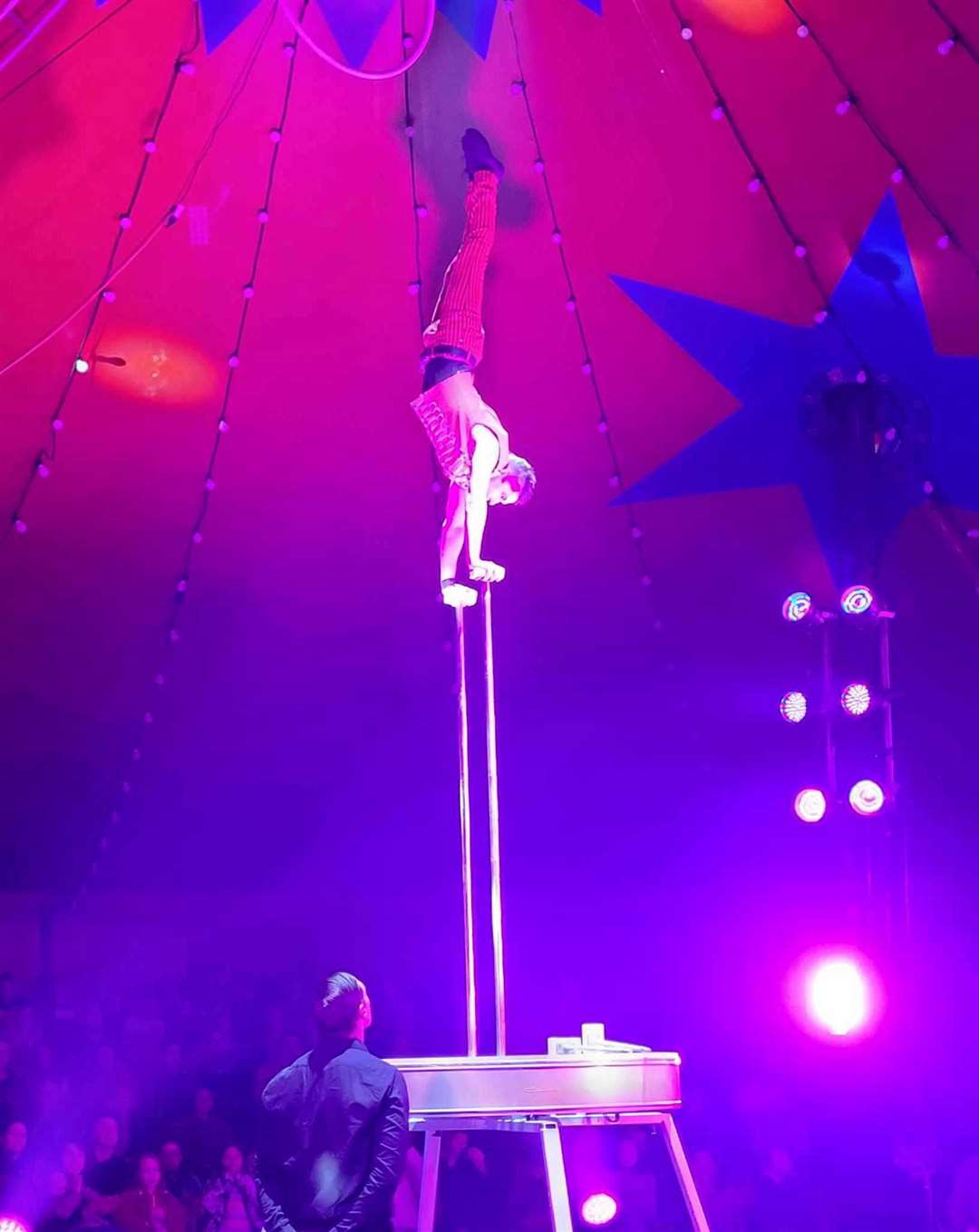 Incredible balancing skills will be on display in the big top