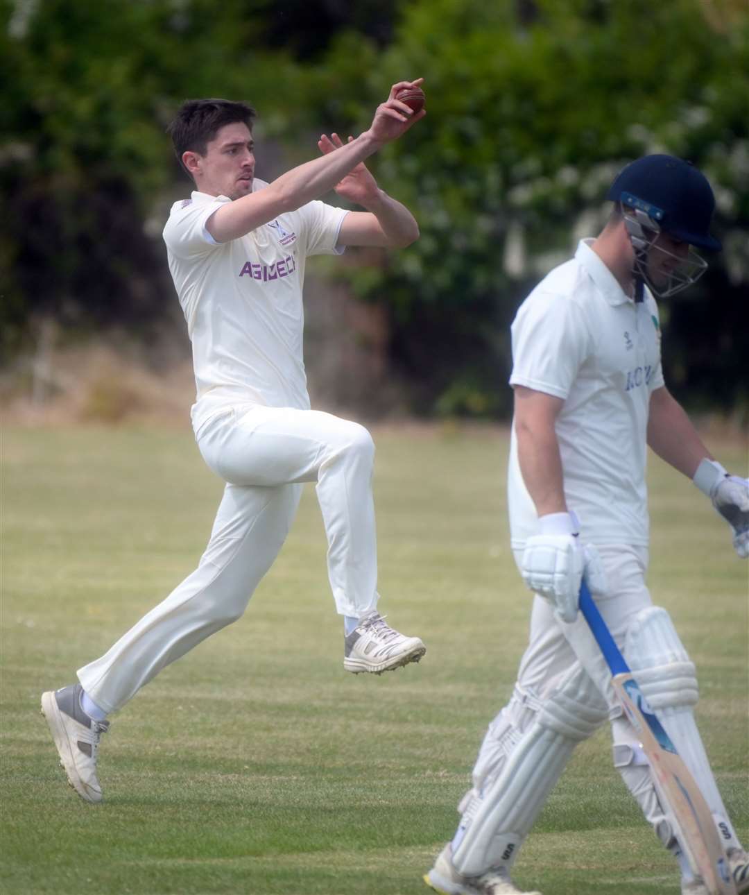 Chatteris bowler Billy Munns. Picture: Adam Fairbrother
