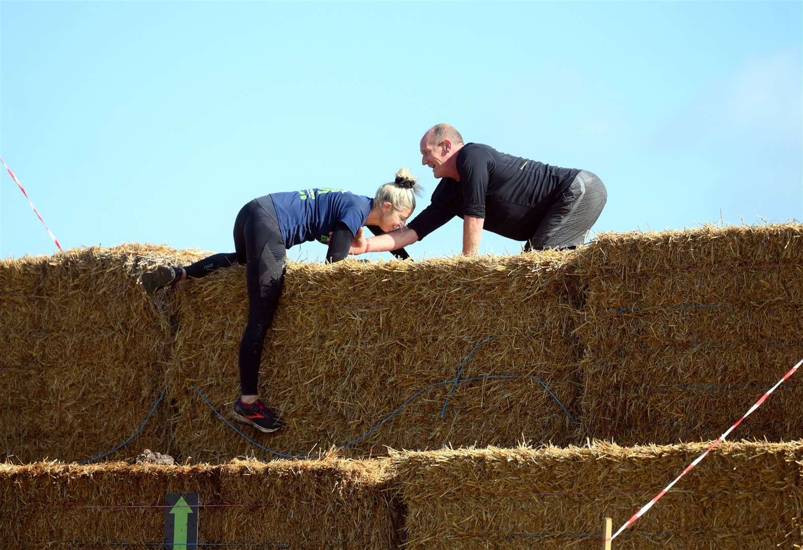 Giving each other a helping hand