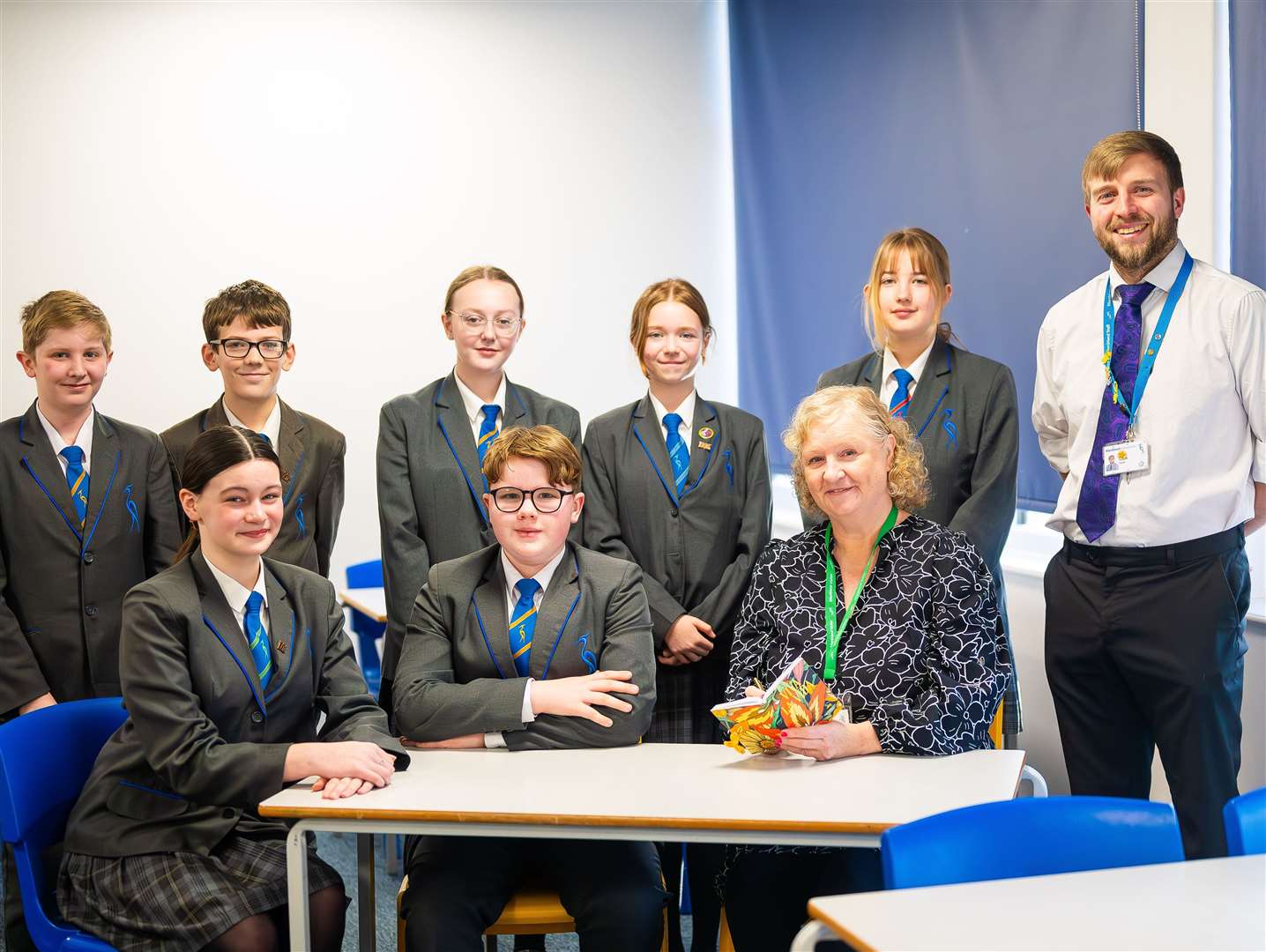 Marshland High School invited author Pen Avey, who is also a poet and lives in Norfolk, to speak to students about her work and the importance of reading for pleasure. Picture: Barking Dog Media/Ian Burt