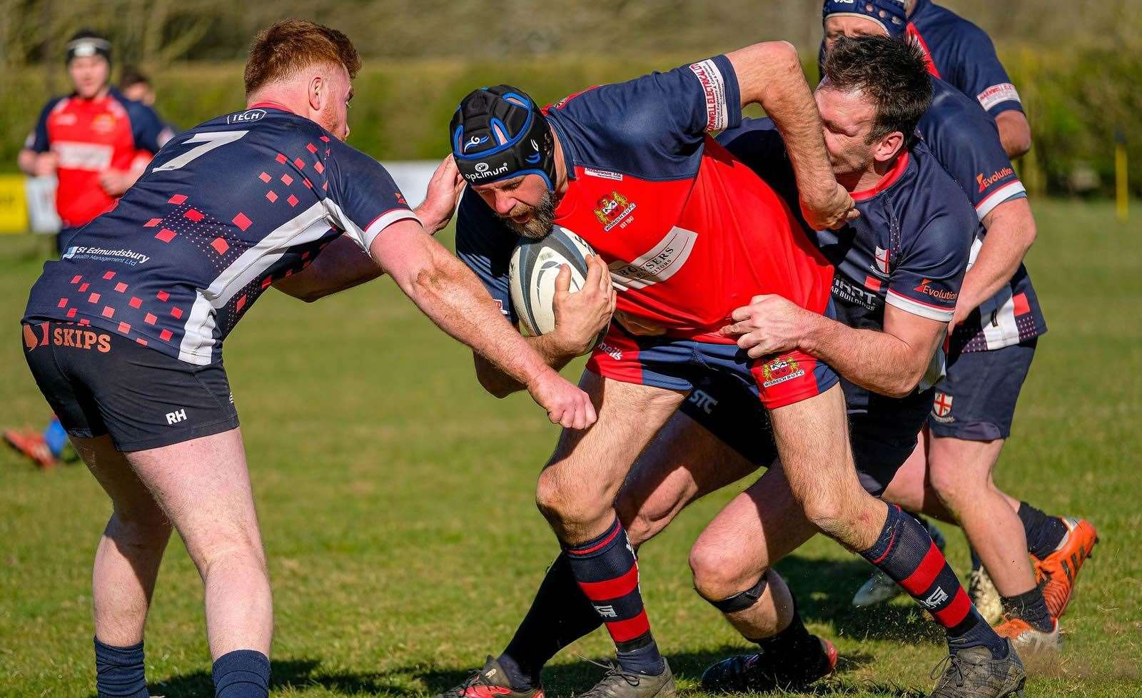 Veteran second-row Ben Chpman rolled back the years with a superb performance. Picture: Andy Titmuss