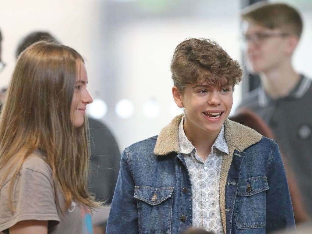 Wisbech Grammar School students celebrated their GCSE results.