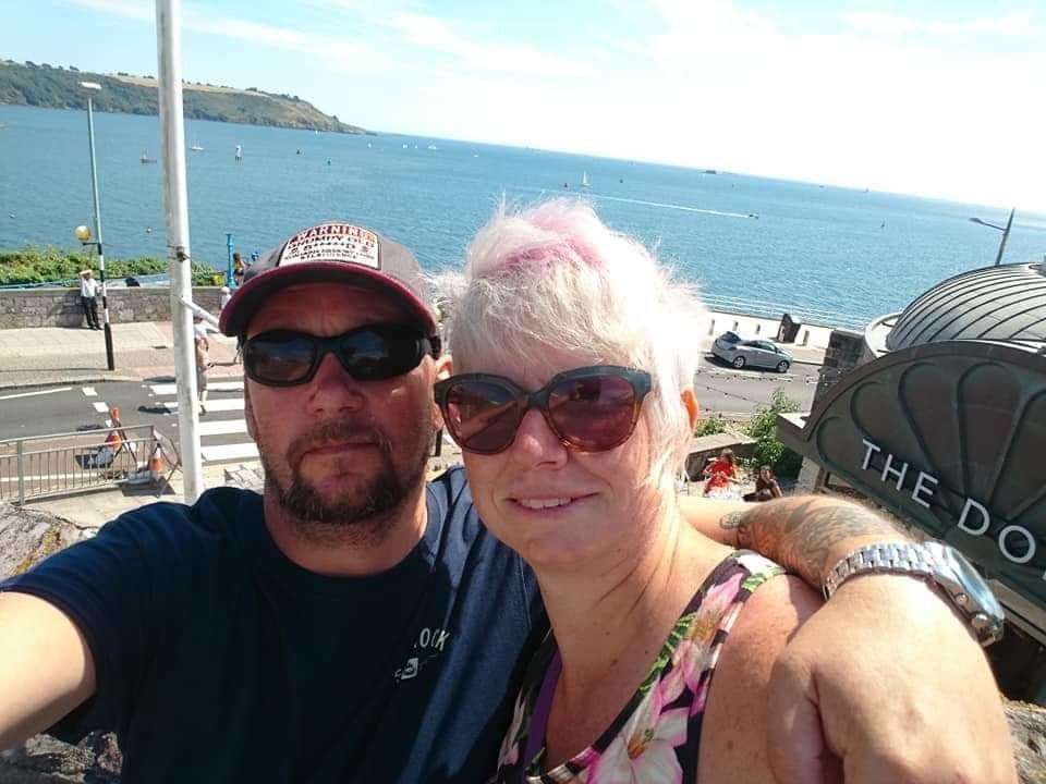 Nick and Samantha Wright before the weight loss. (15690460)