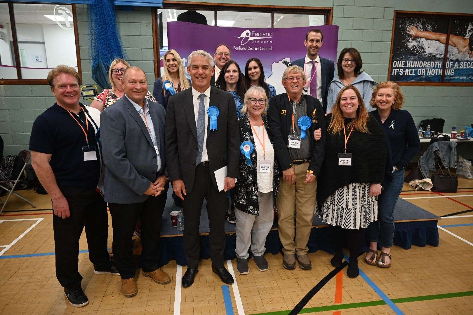 The Tories were celebrating after helping Steve Barclay to a fifth term of office.