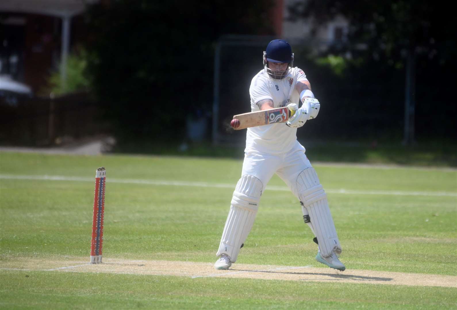 Matt Gill batting for Wisbech 2nd