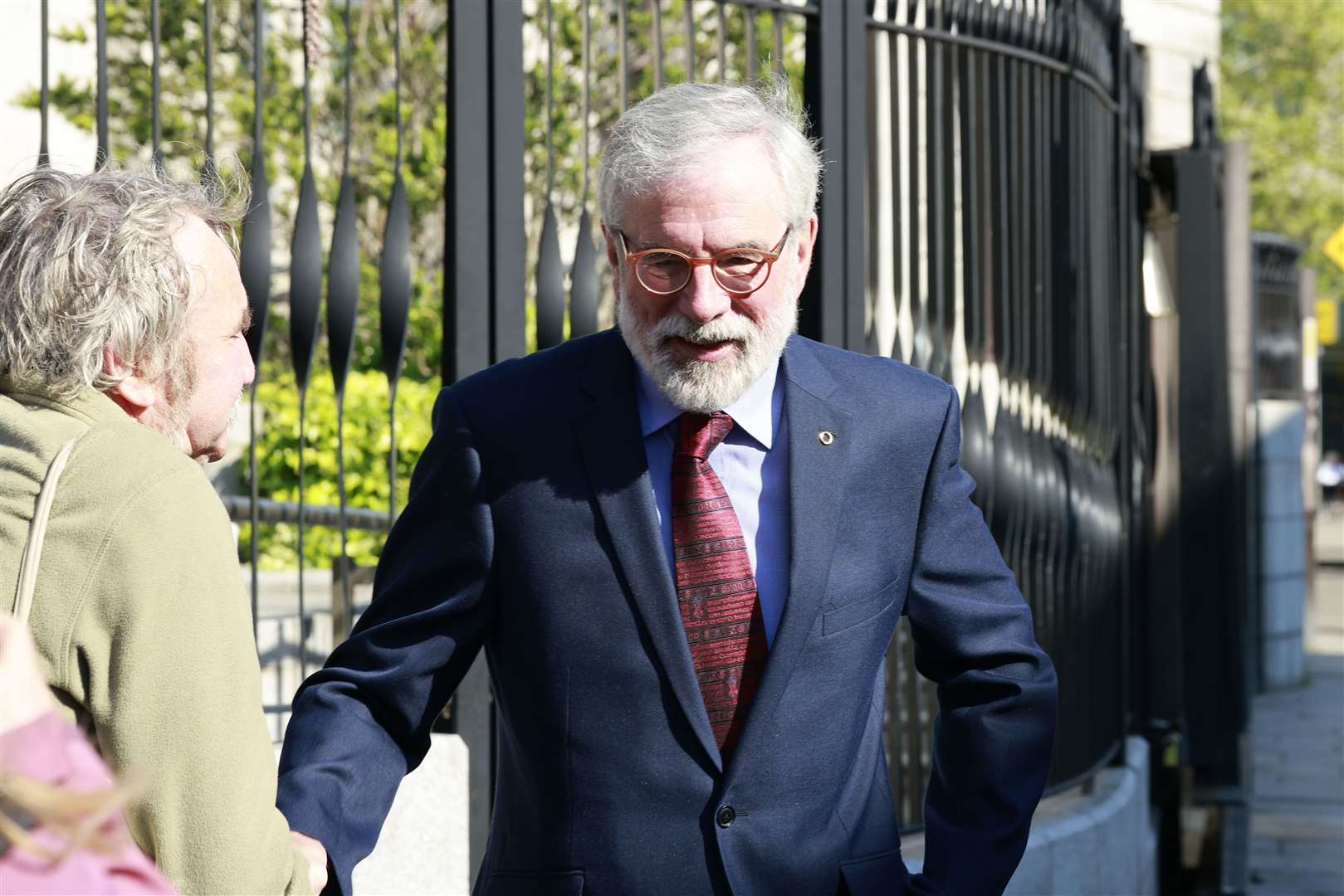 Gerry Adams was giving evidence at the High Court in Dublin (Arthur Carron/PA)
