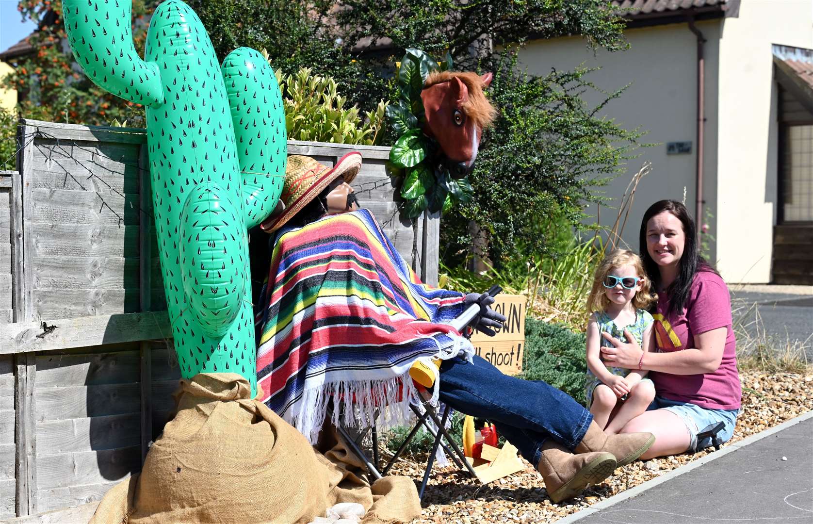 Emneth Scarecrow festival..Sarah and Hallie. (58626664)