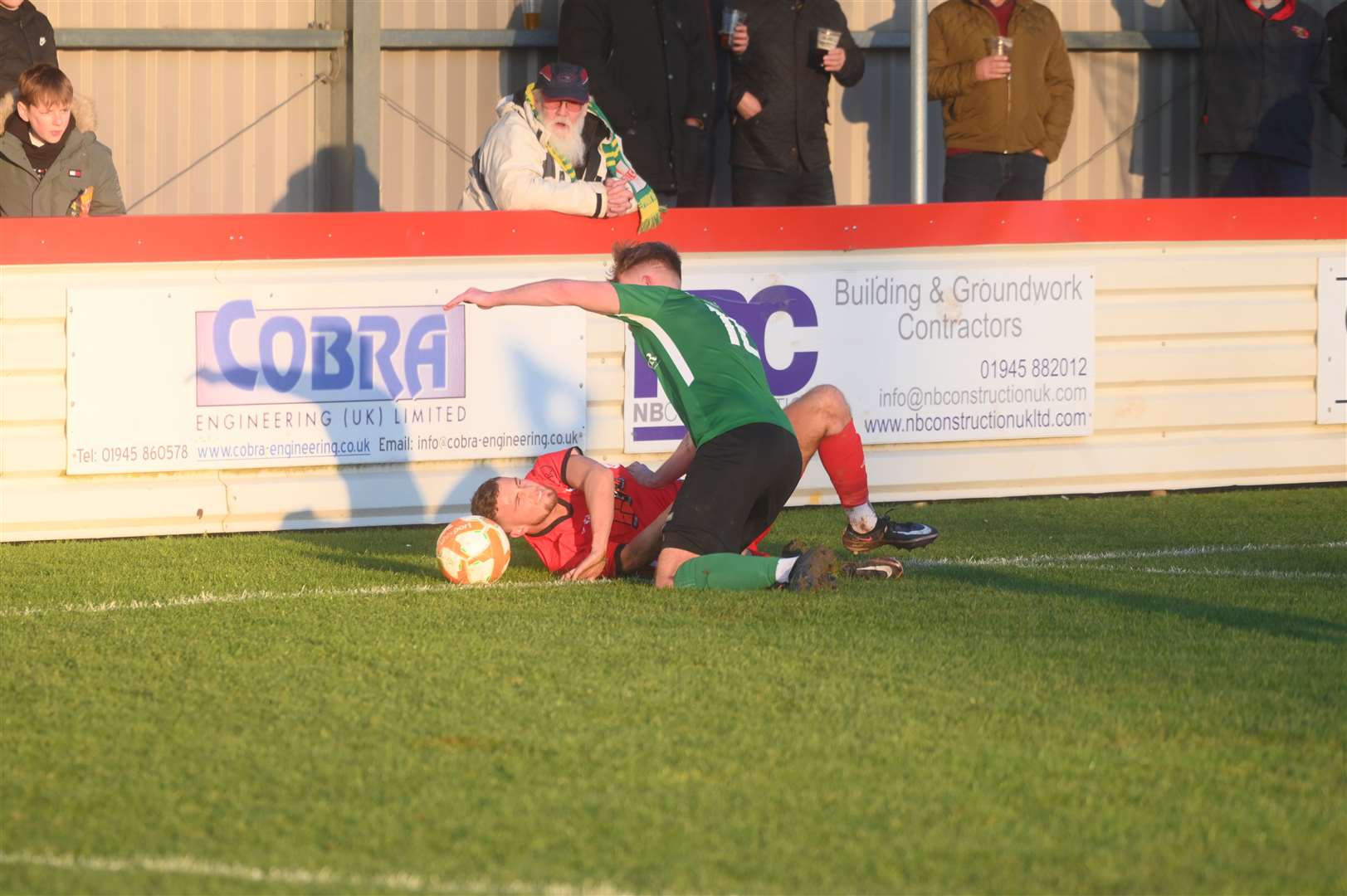 Pain for Wisbech striker Rob Conyard
