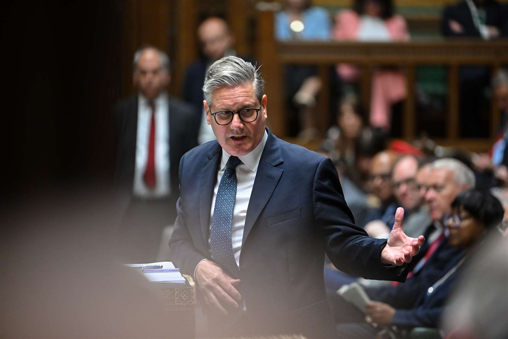 Sir Keir Starmer said the Government will ‘take back control’ after the Tories lost it (House of Commons/PA)