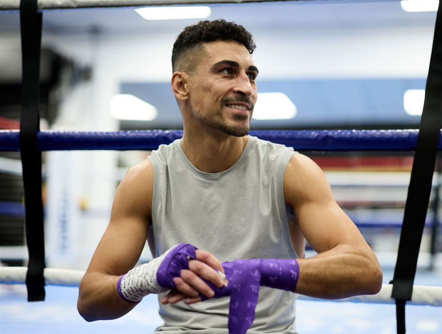Jordan Gill at his Media Day ahead of his upcoming fight against Zelfa Barrett. Picture By Mark Robinson (Matchroom Boxing)