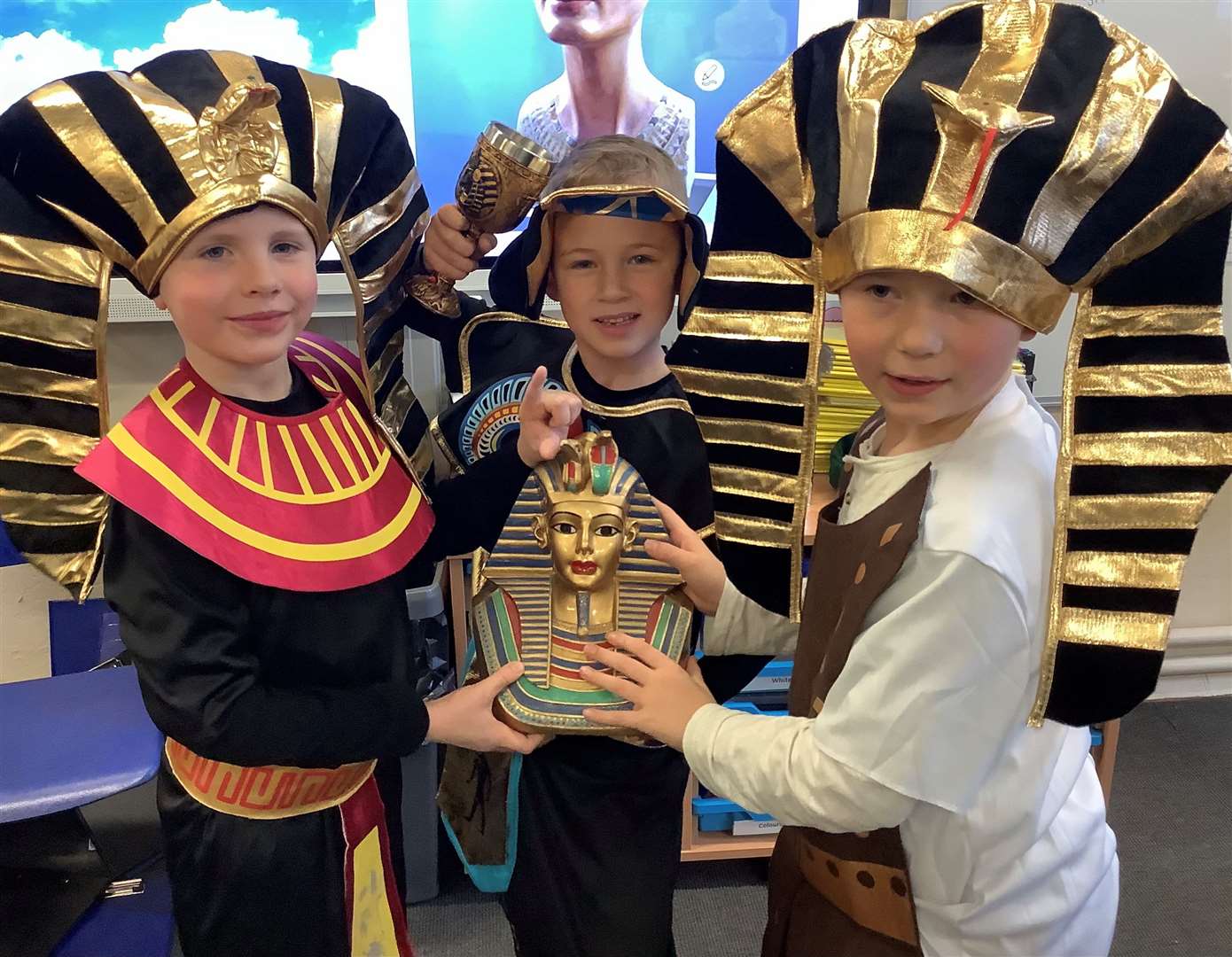 The children learned all about ancient Egypt.