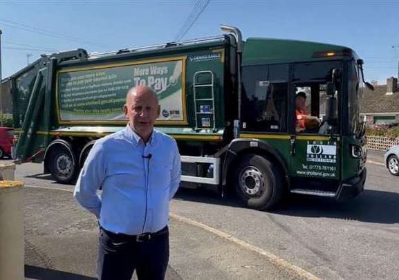 Coun Jack Tyrrell oversaw the refuse rerouting