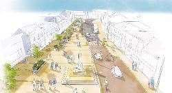 Details of the work to be carried out in Broad Street to change the road layout has been unveiled. (61758020)