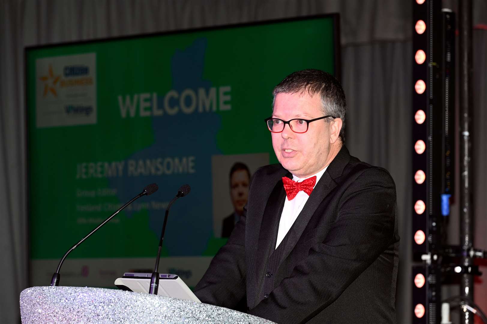 Citizen editor Jeremy Ransome welcomed the guests