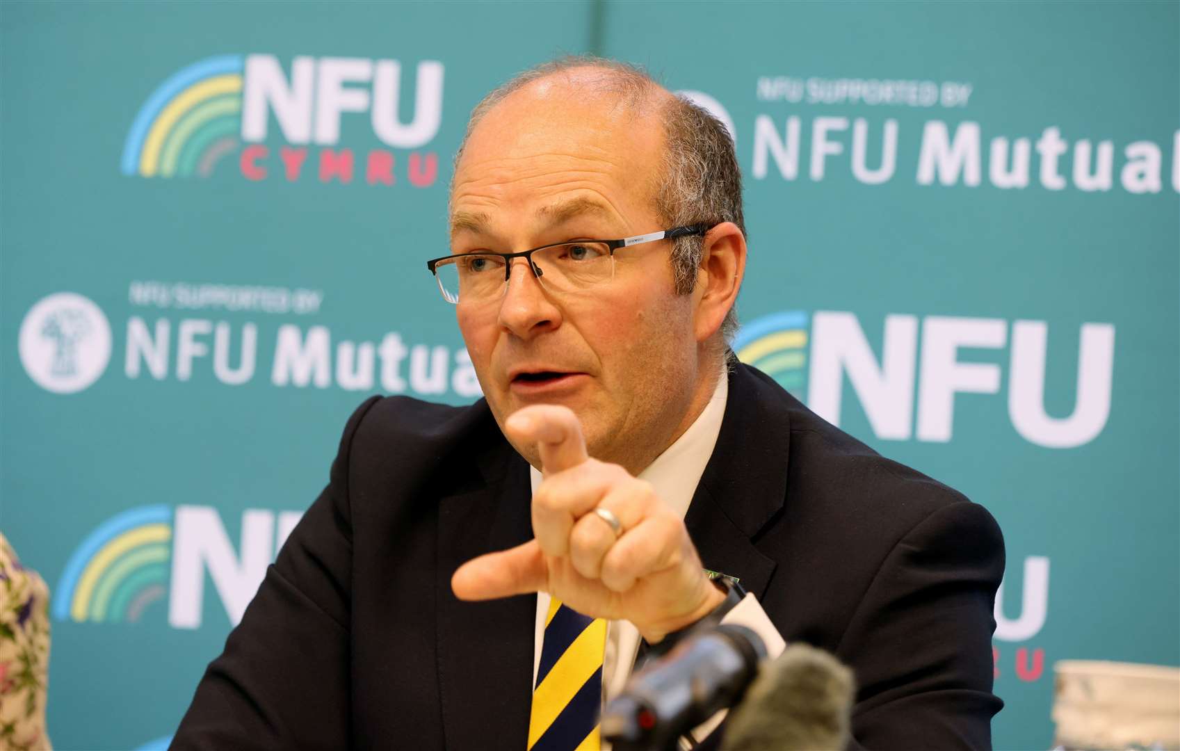 Tom Bradshaw, NFU President. National Farmers' Union (NFU) holds a press conference after meeting with the Treasury to provide an update on discussions over changes to inheritance tax for agricultural property and businesses on Tuesday (18). Picture: Lloyd Sturdy / NFU