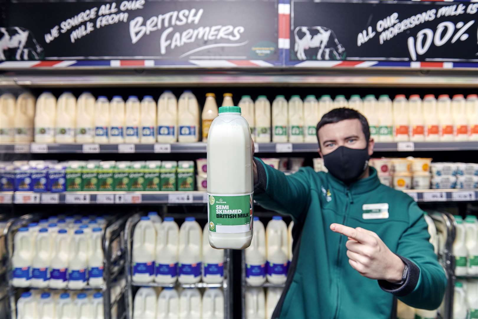 Morrisons has scrapped use by dates from its milk