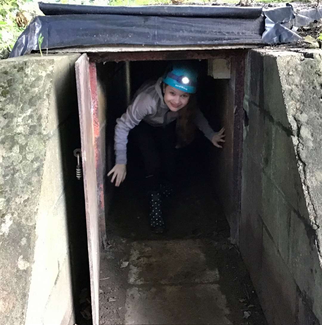 Caving was one of the activities enjoyed.