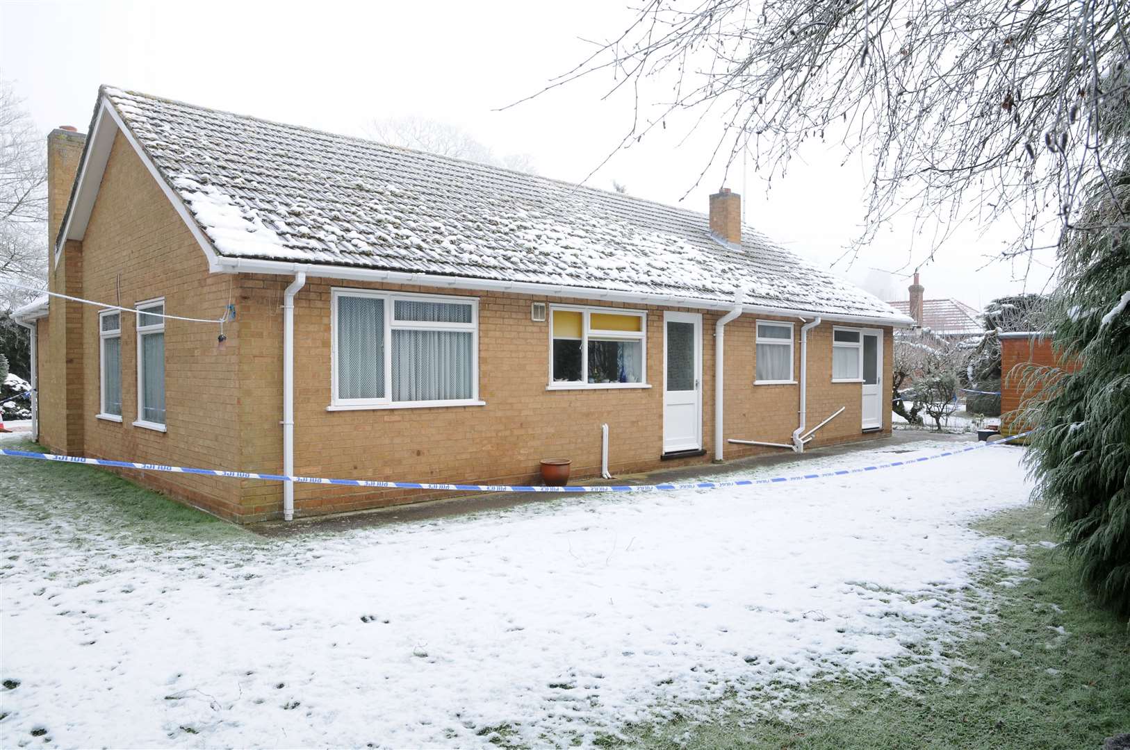 Una Crown's bungalow cordoned off after her murder